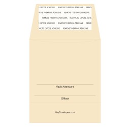 Custom Imprint Tamper Proof Locking Key Envelope (Form 625-130)